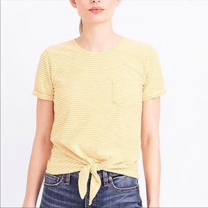 J.Crew Factory Tie Waist Tee